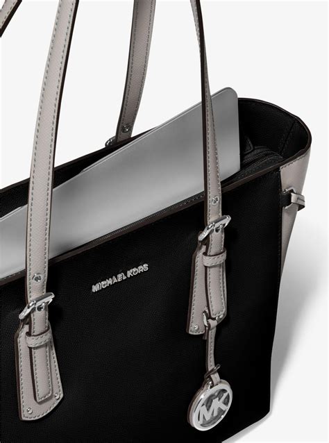 michael kors two tone purse|michael kors voyager medium tote.